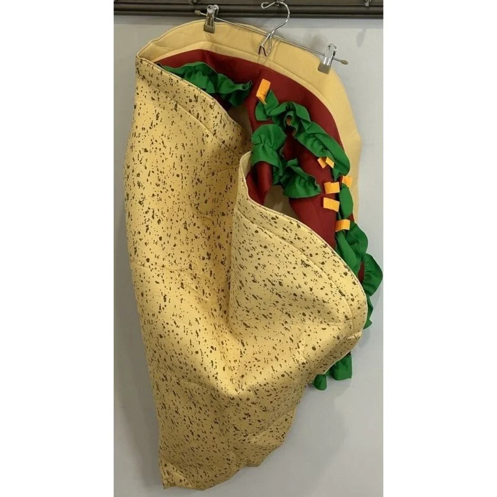Taco Body Costume Adult One Size Fits Most Rasta Imposta Open New